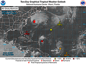 Graphical Tropcal Weather Outlook - Atlantic