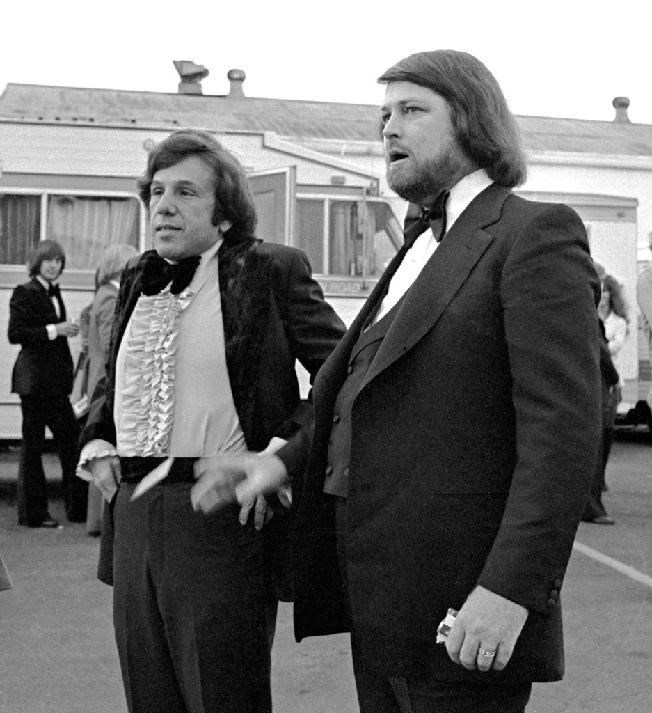 Dr. Eugene Landy and Brian Wilson.