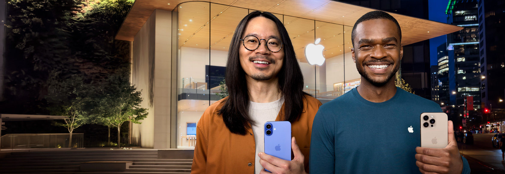Arrêt sur image de la visite guidée de l’iPhone 16.