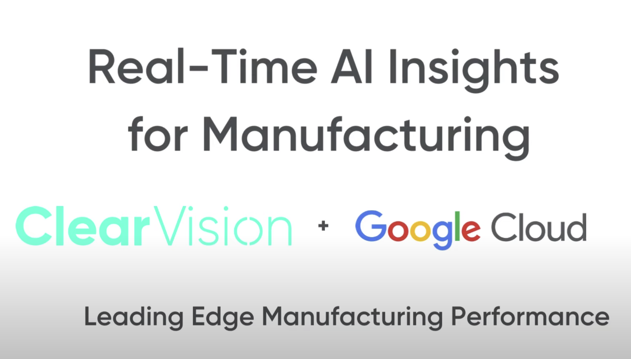  Real-Time AI Insights for Manufacturing