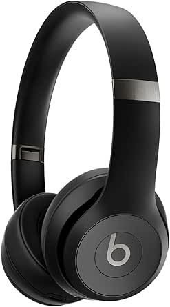 Beats Solo 4 - Wireless Bluetooth On-Ear Headphones, Apple &amp; Android Compatible, Up to 50 Hours of Battery Life - Matte Black