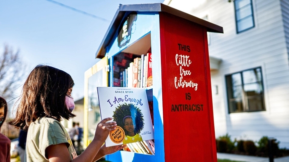 'Little Free Antiracist Libraries' empower youth to rise up against racism