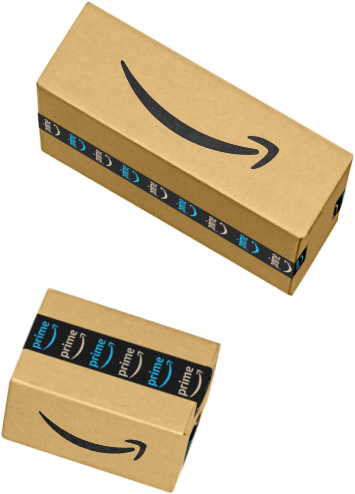 due scatole Amazon