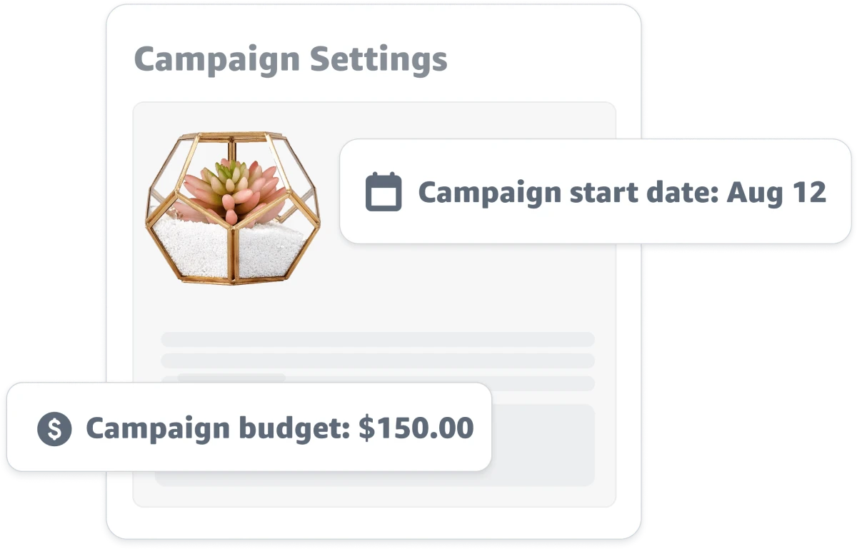 Campaign settings lofi ui