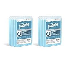 Cool Coolers by Fit + Fresh, Reusable & Long-Lasting XL Slim Ice Packs, Cold Packs for Lunch Boxes, Ice Packs for Lunch Bag…