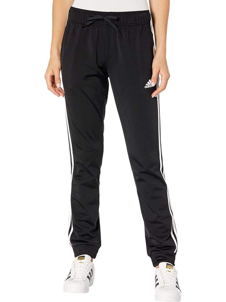 Black adidas Essential 3-Stripes Tricot Pants