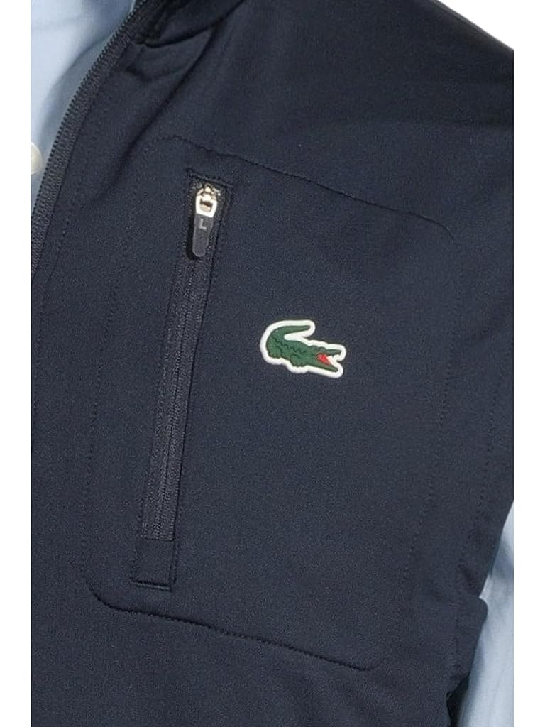 Lacoste Sleeveless Quarter Zip Sweater