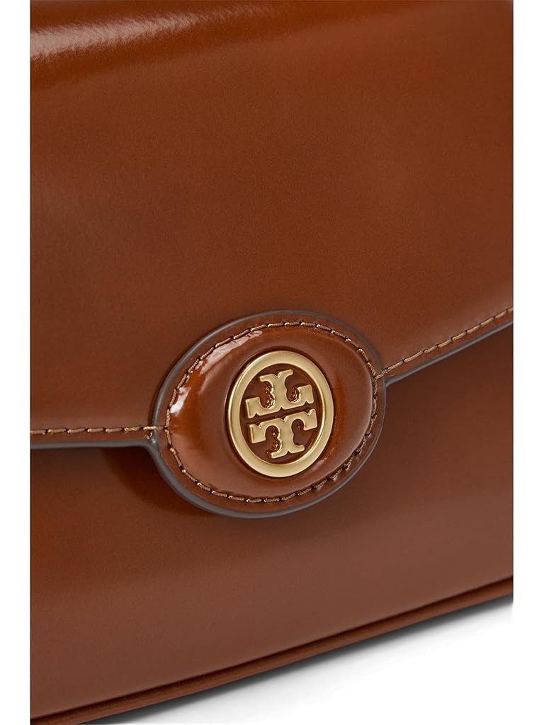 Tory Burch Robinson Spazzolato Small Top-Handle Bag