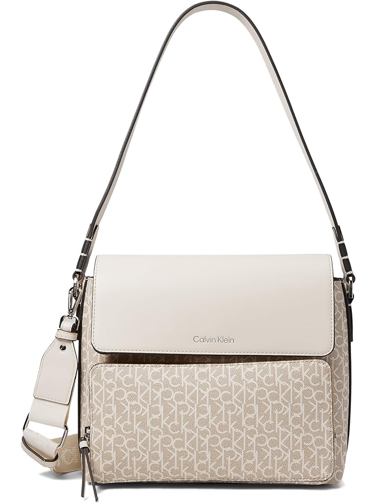Calvin Klein Zenya Signature Shoulder Bag