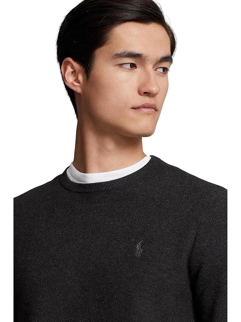 Polo Ralph Lauren Textured Cotton Crew Neck Sweater