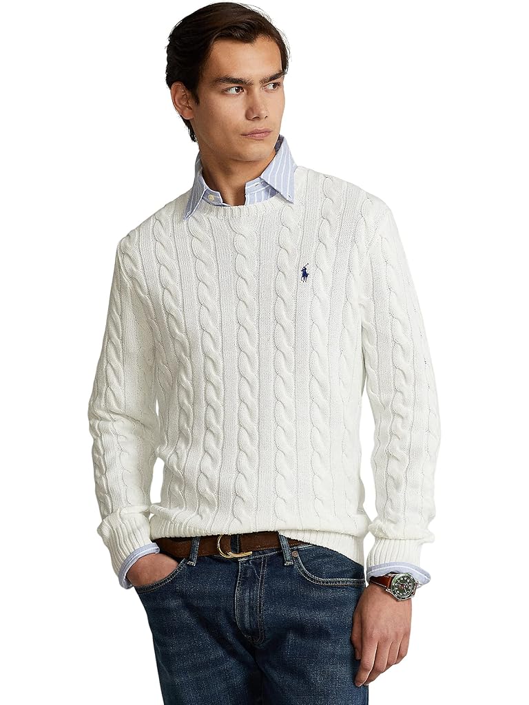 Polo Ralph Lauren Cable-Knit Cotton Sweater